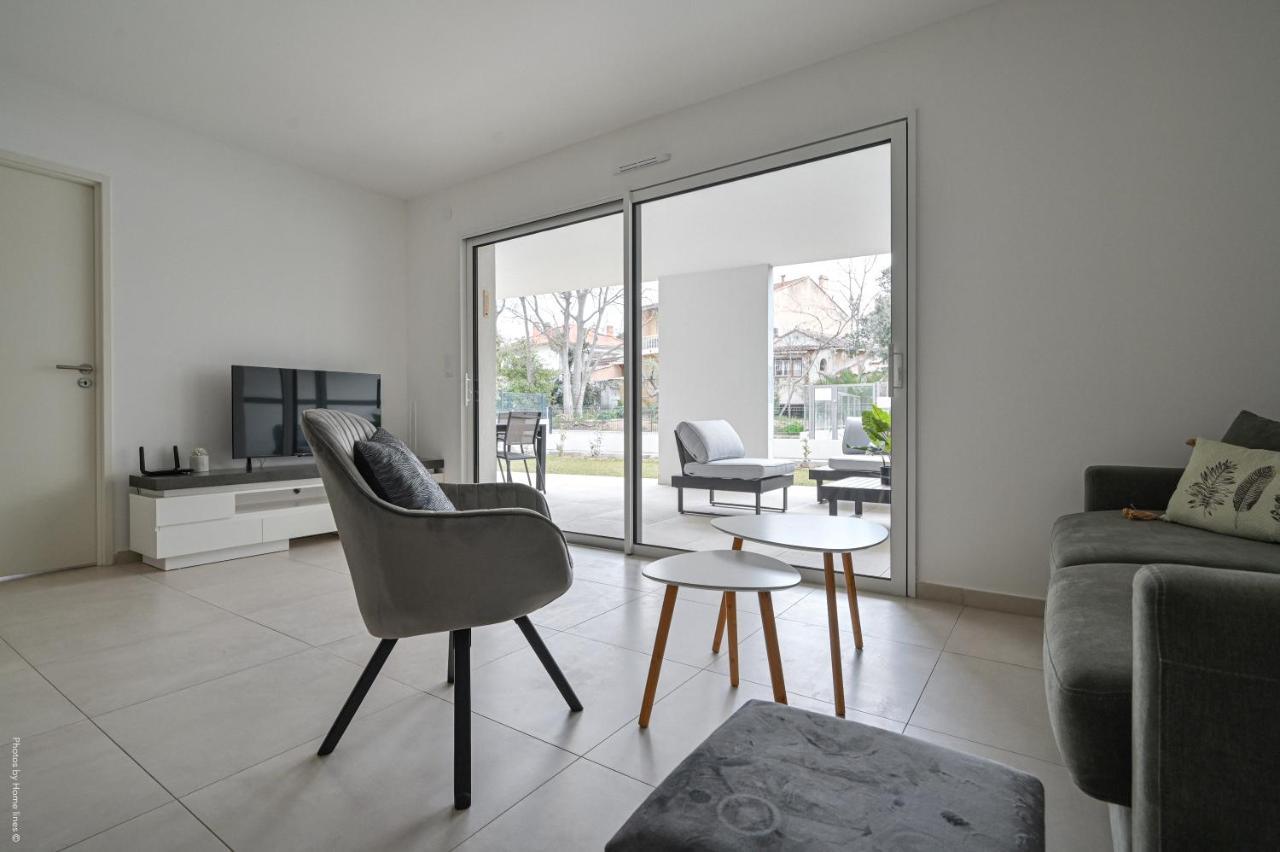 T4 Neuf - Jardin-Terrasse Et Piscine - Acces Direct Plages Et Centre Village - App C 12 Saint-Cyr-sur-Mer Exterior foto